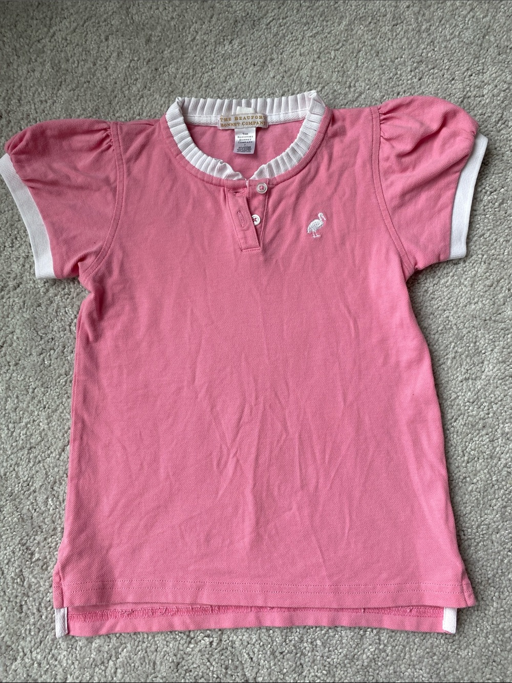 The Beaufort Bonnet Pink Polo size 7